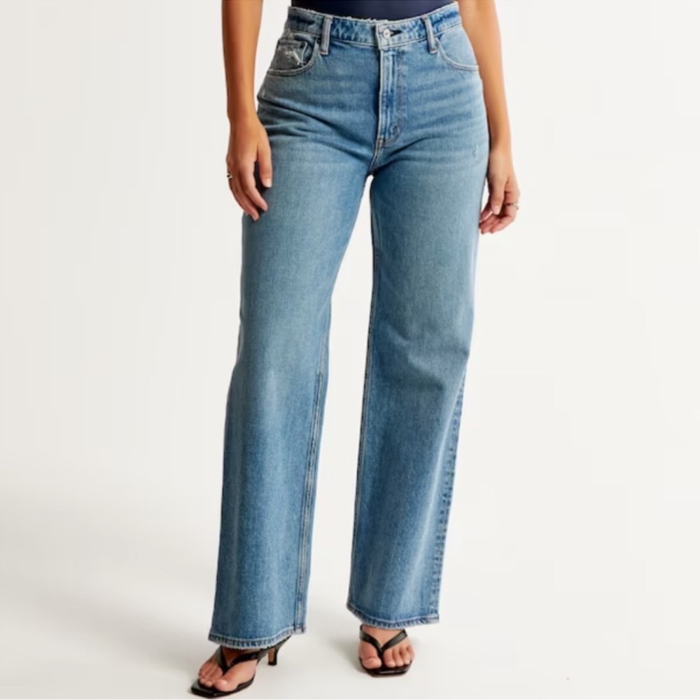 90s relaxed high waist jeans
